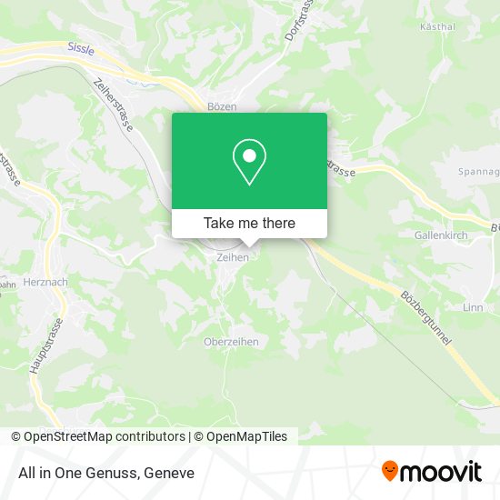 All in One Genuss map