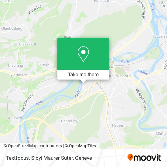 Textfocus. Sibyl Maurer Suter map