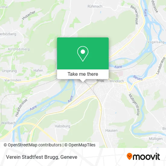 Verein Stadtfest Brugg map