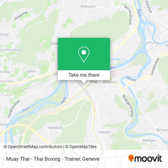 Muay Thai - Thai Boxing - Trainer map