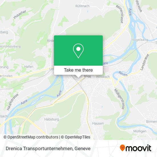Drenica Transportunternehmen map