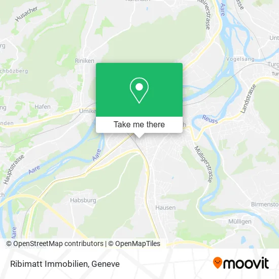 Ribimatt Immobilien map
