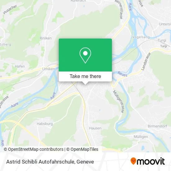 Astrid Schibli Autofahrschule map