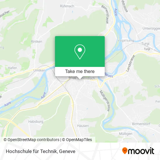 Hochschule für Technik map