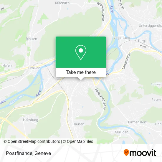 Postfinance map