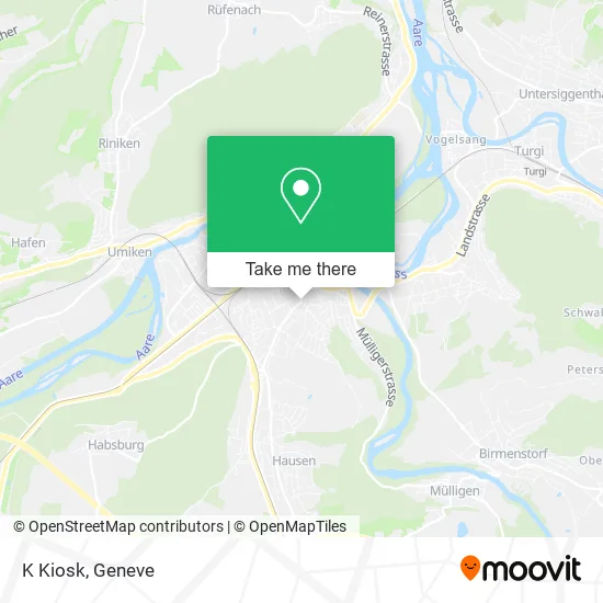 K Kiosk map