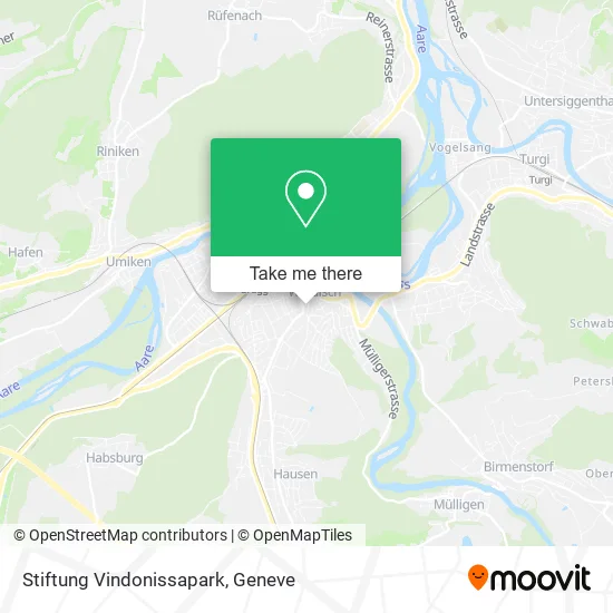Stiftung Vindonissapark map