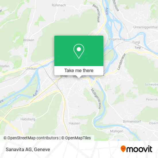 Sanavita AG map
