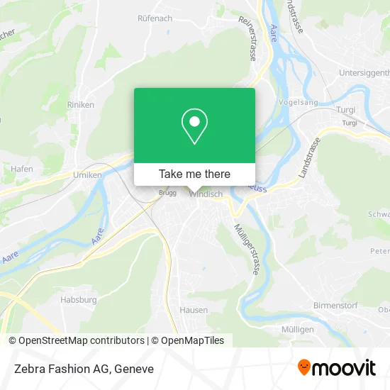 Zebra Fashion AG map
