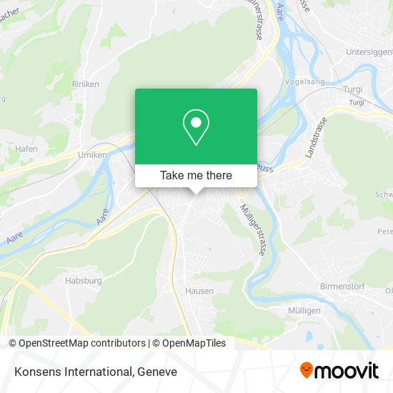 Konsens International map
