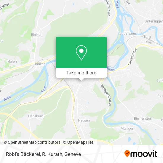 Röbi's Bäckerei, R. Kurath map