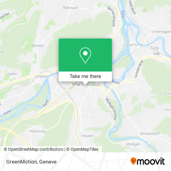 GreenMotion map