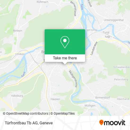 Türfrontbau Tb AG map