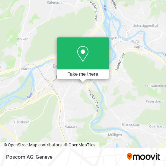 Poscom AG map