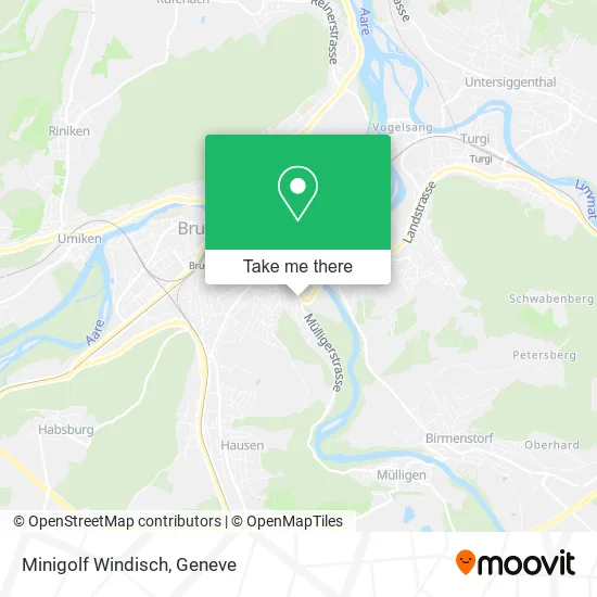 Minigolf Windisch map