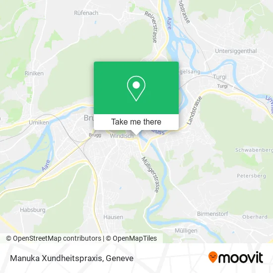 Manuka Xundheitspraxis map