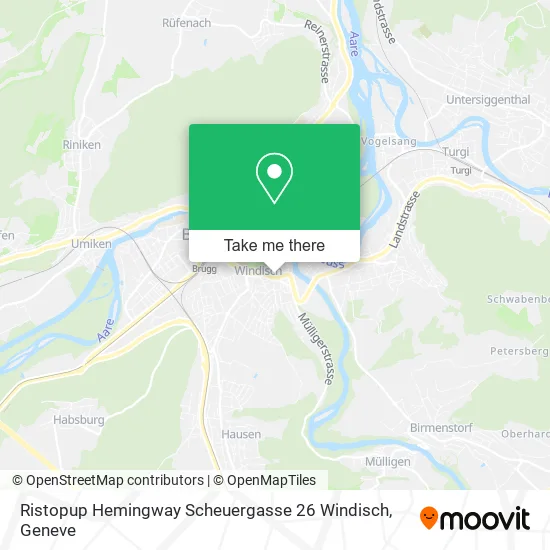 Ristopup Hemingway Scheuergasse 26 Windisch map