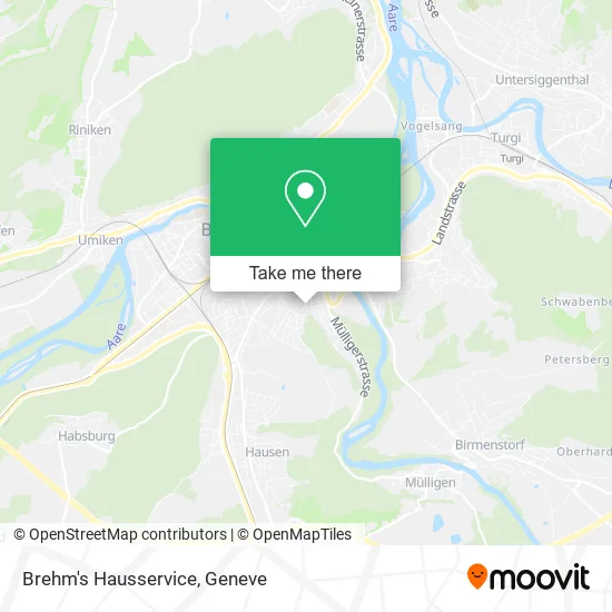 Brehm's Hausservice map