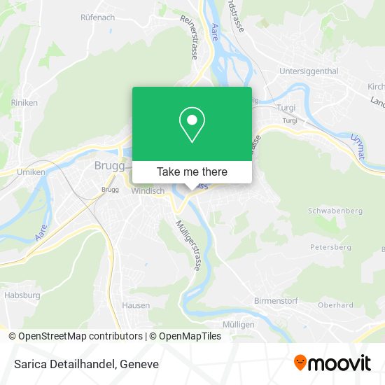 Sarica Detailhandel map