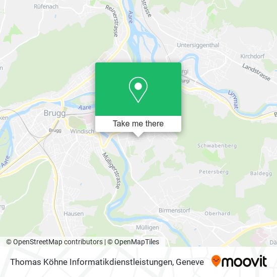 Thomas Köhne Informatikdienstleistungen map