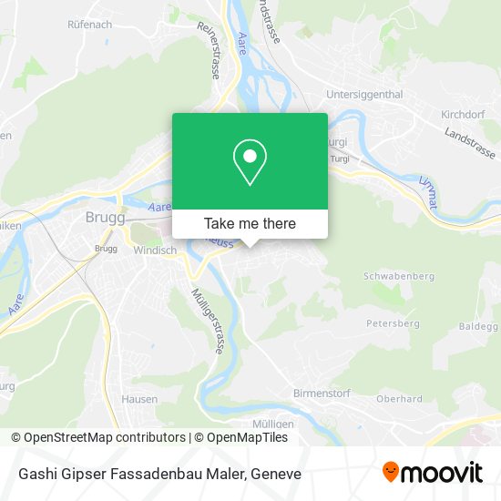 Gashi Gipser Fassadenbau Maler map