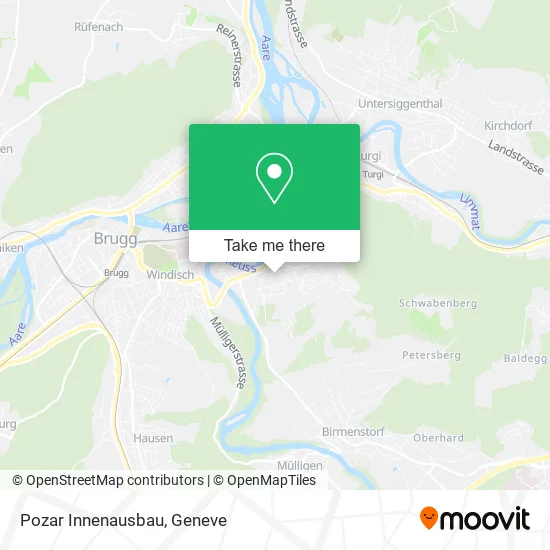 Pozar Innenausbau map