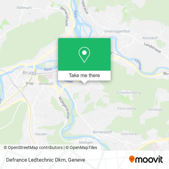Defrance Ledtechnic Dkm map