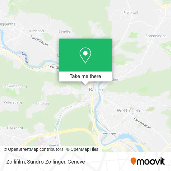 Zollifilm, Sandro Zollinger map