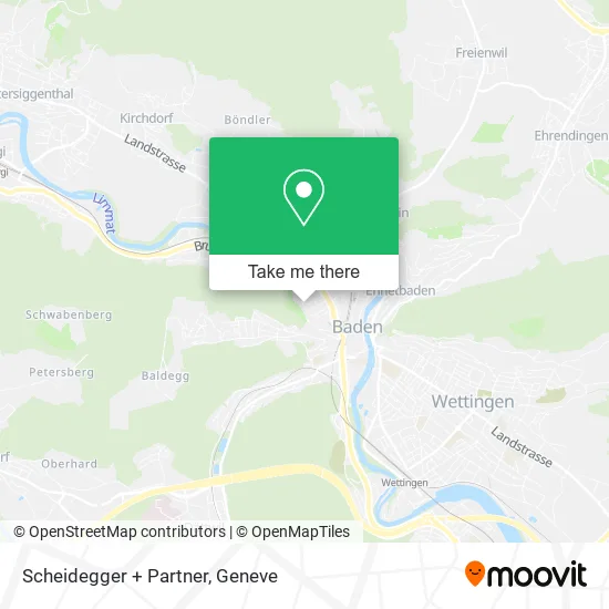 Scheidegger + Partner map