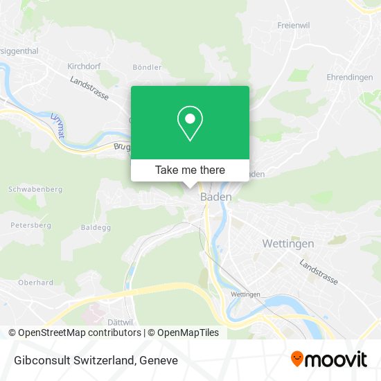 Gibconsult Switzerland map