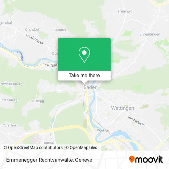 Emmenegger Rechtsanwälte map