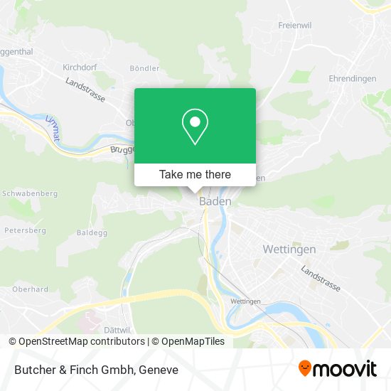Butcher & Finch Gmbh map