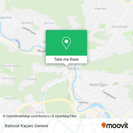 Balissat Kaçani map
