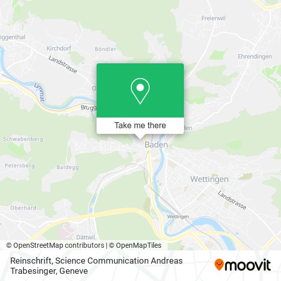 Reinschrift, Science Communication Andreas Trabesinger map