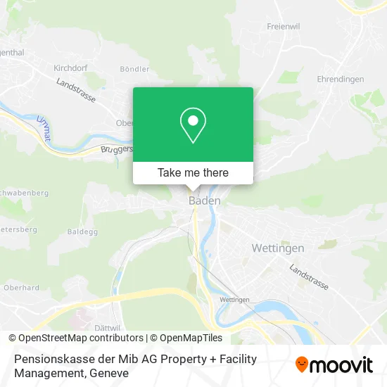 Pensionskasse der Mib AG Property + Facility Management map