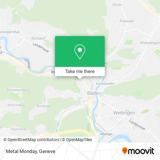 Metal Monday map