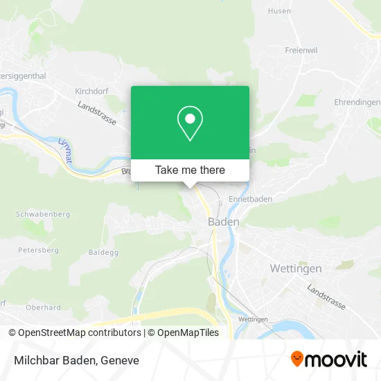 Milchbar Baden map