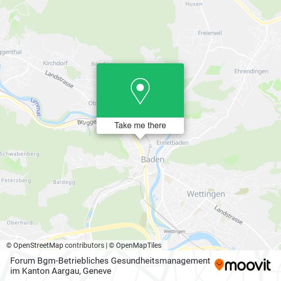 Forum Bgm-Betriebliches Gesundheitsmanagement im Kanton Aargau map