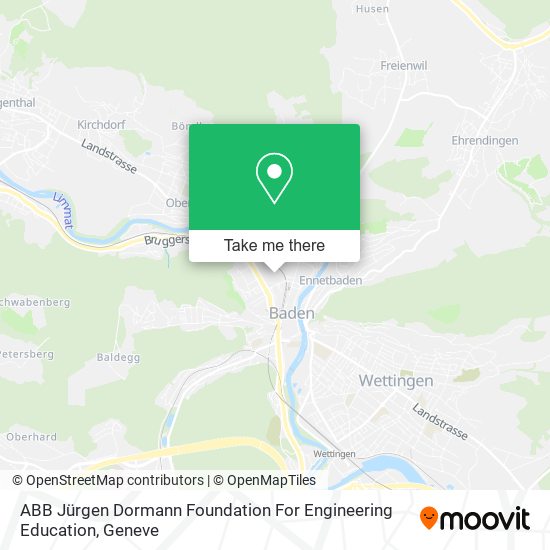 ABB Jürgen Dormann Foundation For Engineering Education map