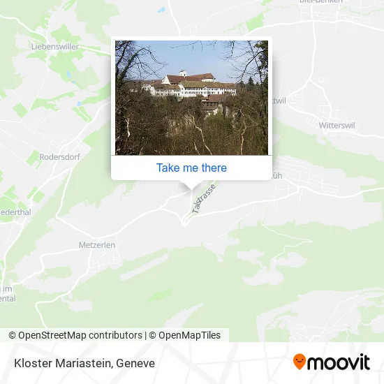 Kloster Mariastein map