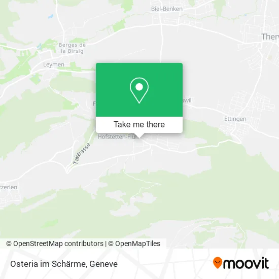 Osteria im Schärme map