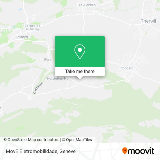 MovE Eletromobilidade map