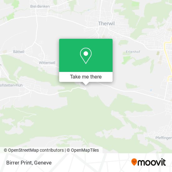 Birrer Print map