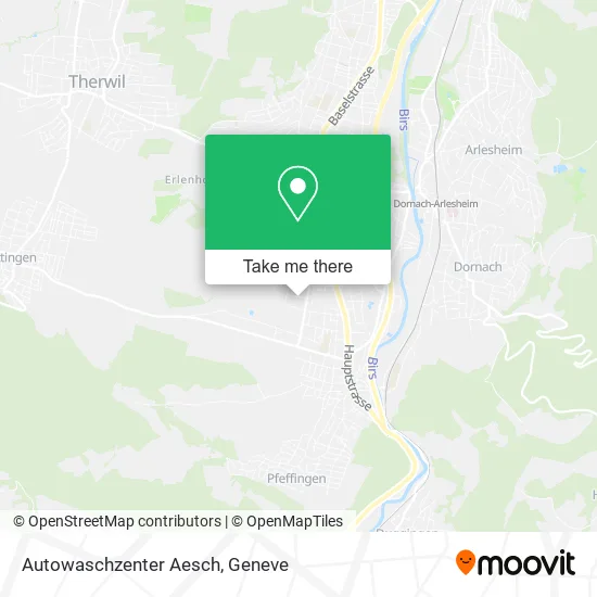 Autowaschzenter Aesch map