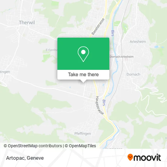 Artopac map