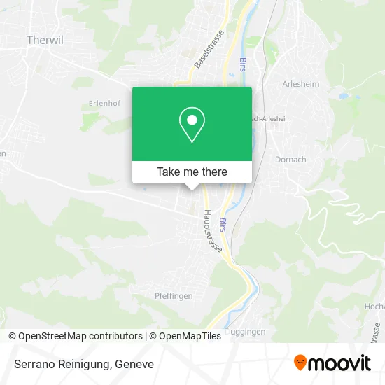 Serrano Reinigung map