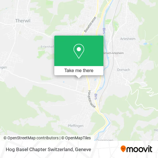 Hog Basel Chapter Switzerland map