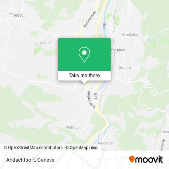 Andachtsort map