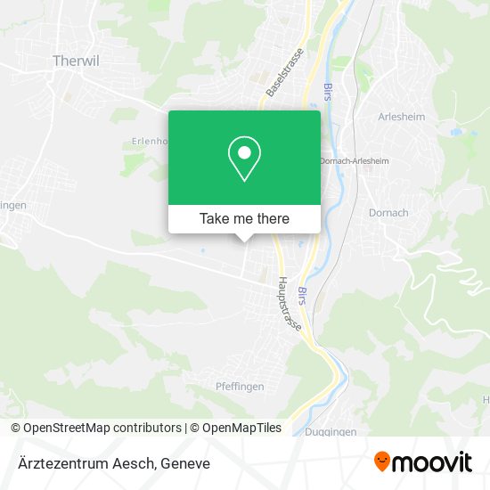 Ärztezentrum Aesch map