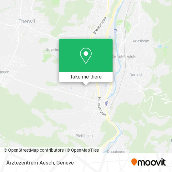 Ärztezentrum Aesch map